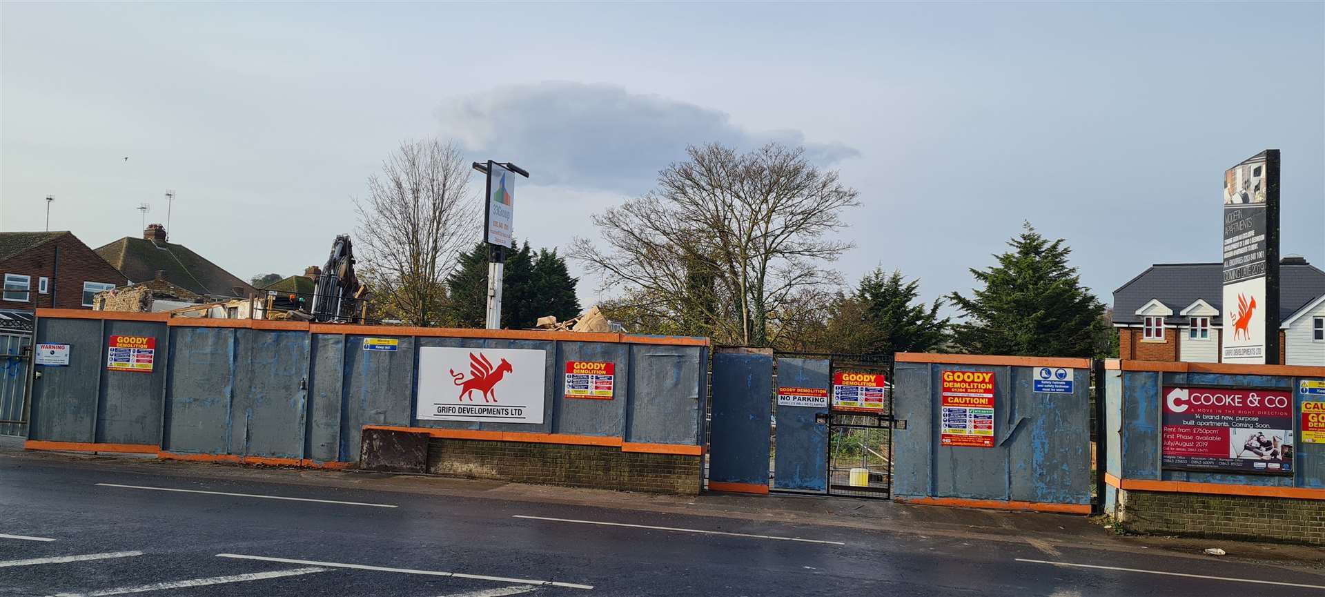 The Orb pub in Margate has been demolished