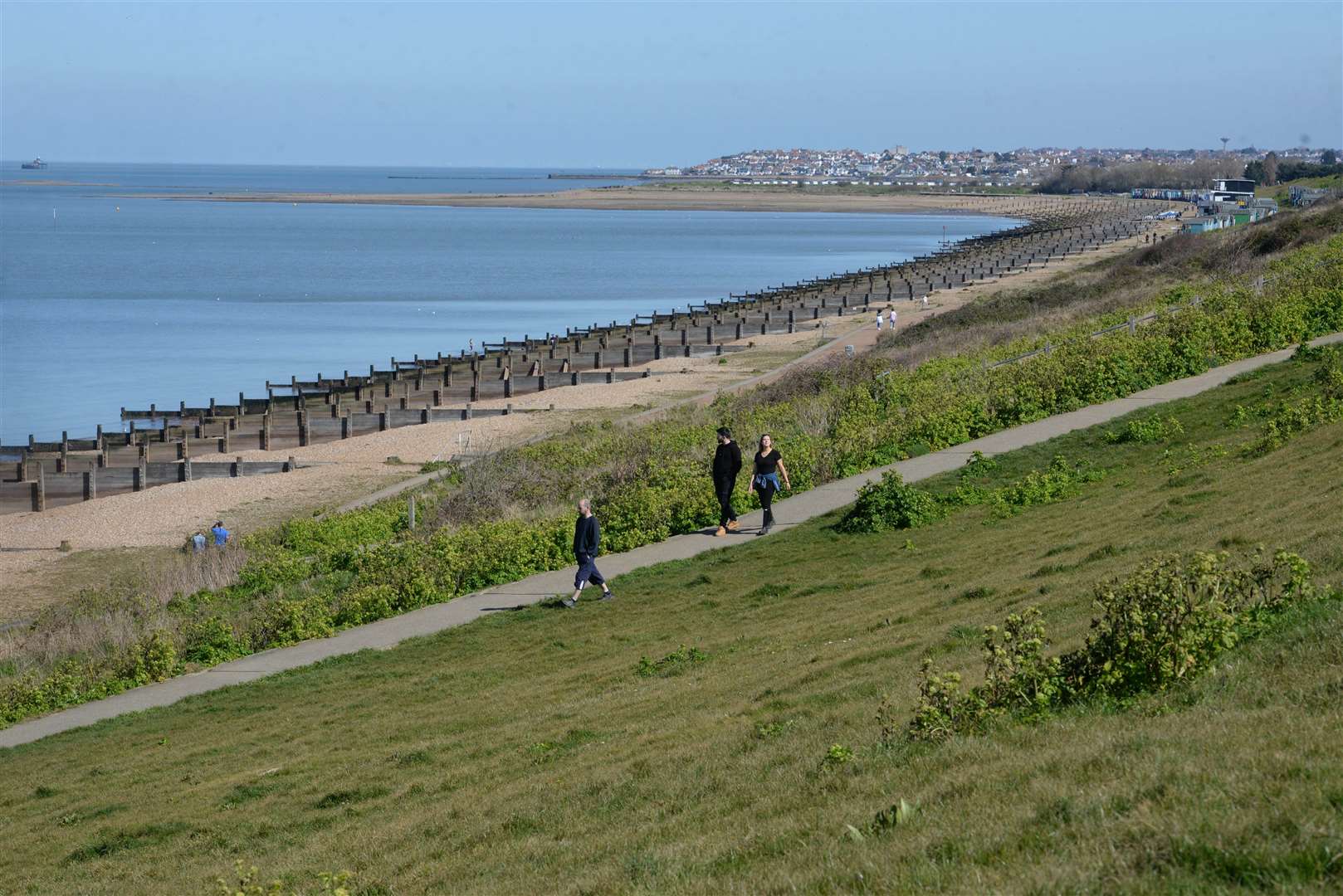 Tankerton Slopes near Whitstable is a popular spot for residents and visitors. Library picture