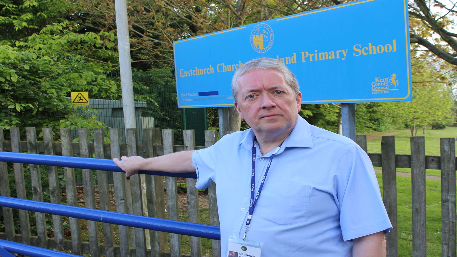 Andy Booth - chairman of Eastchurch Primary School governers