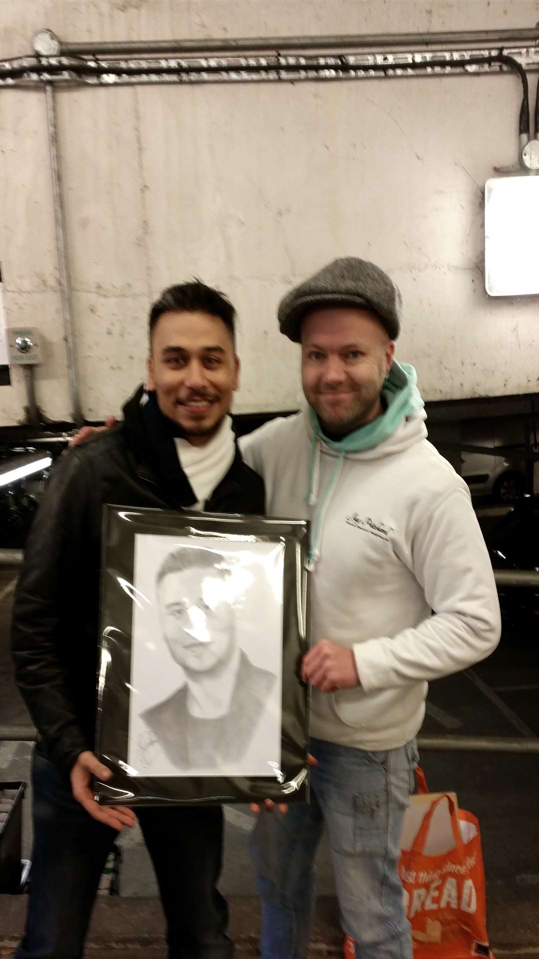 Sketch artist Jay Pritchard has drawn this year's Gravesend panto star Ricky Norwood