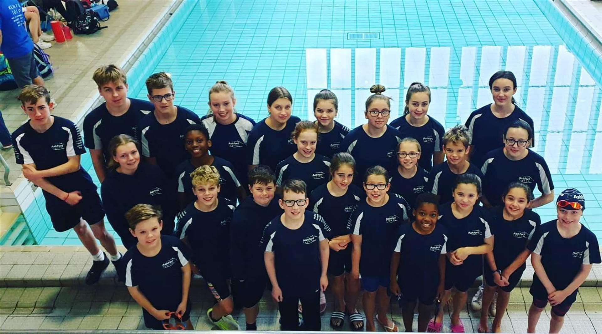 The Ashford Town Swimming Club squad won a number of top medals at the East Invicta ASA Championships