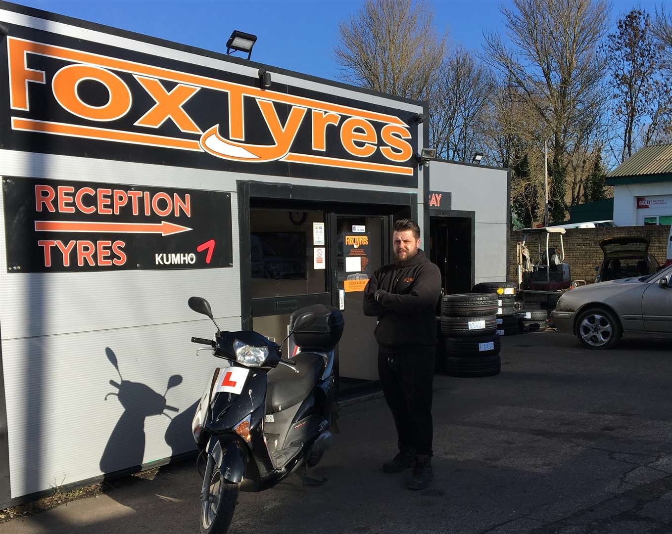 Fox Tyres manager Patrick Roberts shares his boss Mark Mcintyre's frustrations