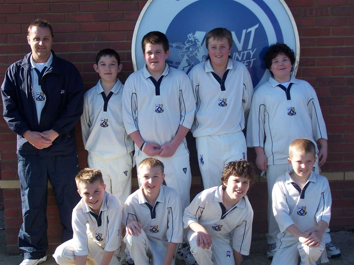 A young Ollie Robinson (back row, second from right) pictured with his Margate under-13 team-mates after winning the Canterbury Indoor League in 2006. Dad Ian, who coached the side, is also in the picture