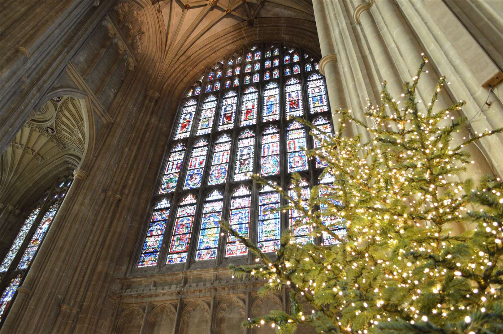 The carol service at Canterbury Cathedral is one of the biggest in the county