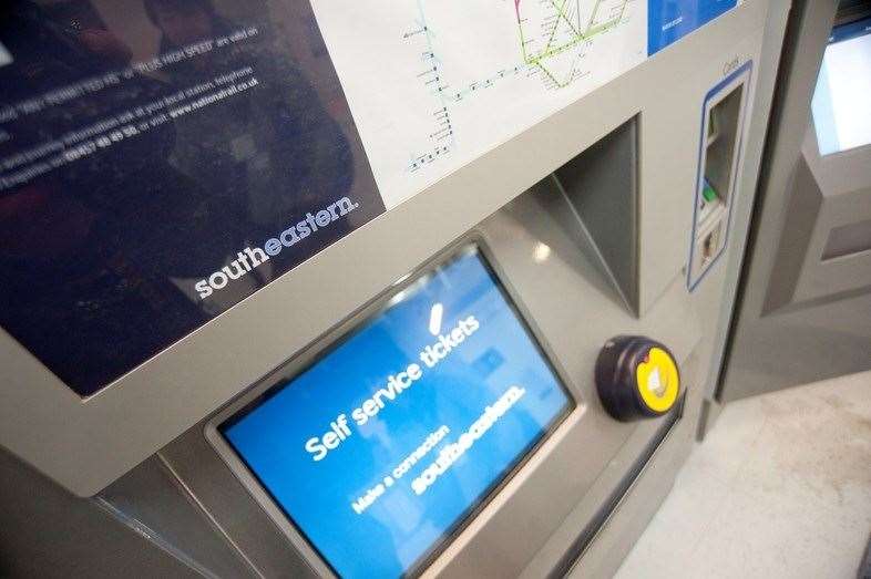 The station currently has only two ticket machines. Picture: Southeastern