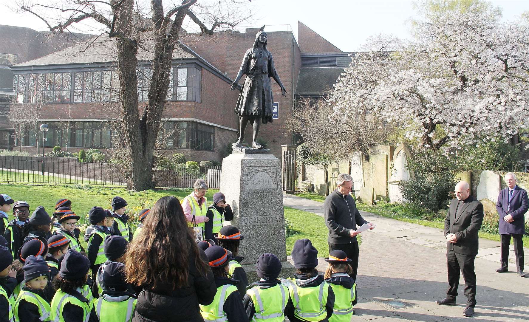 A short service was held to mark the day. Picture: Gravesham Borough Council