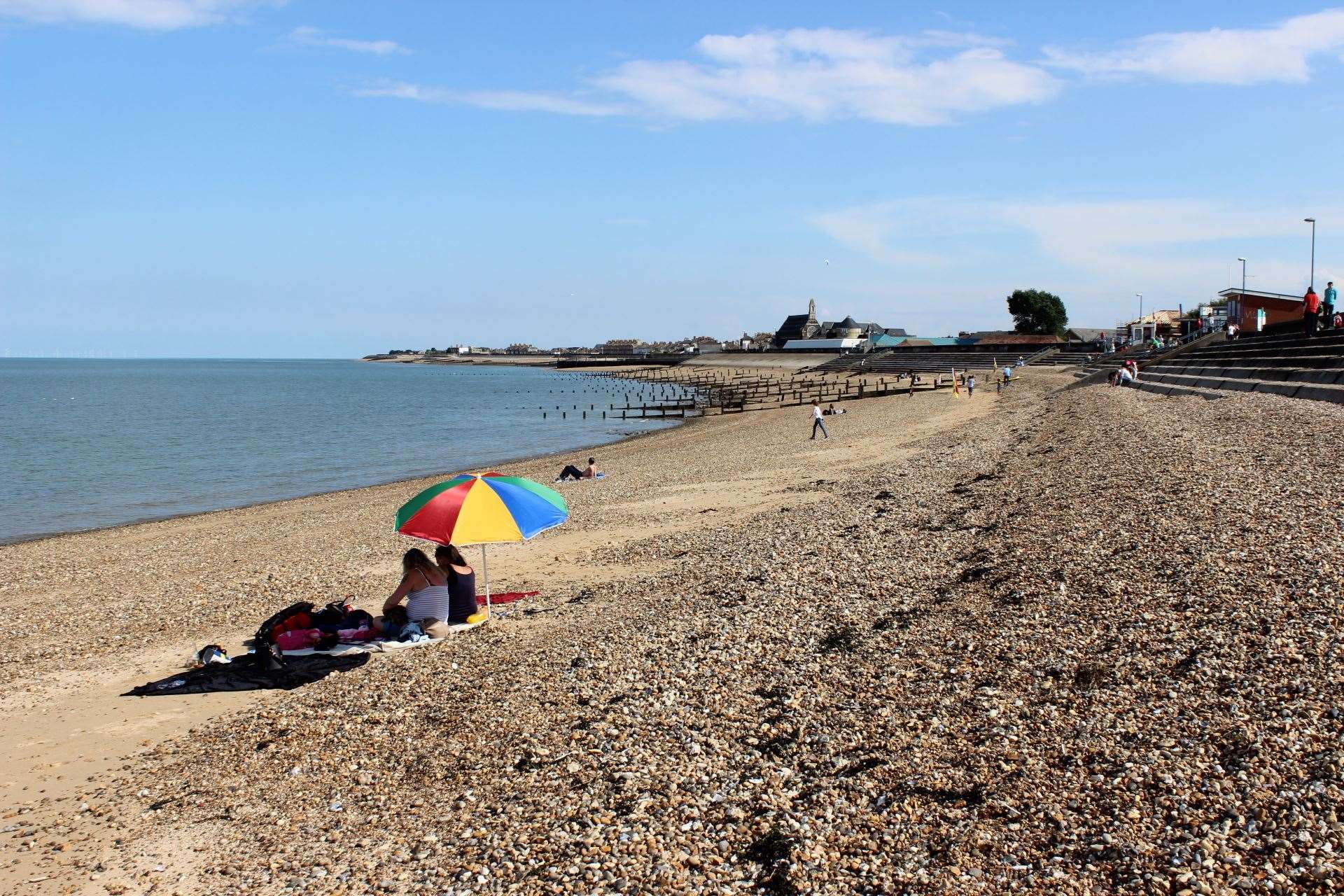 Sheerness beach on the Isle of Sheppey