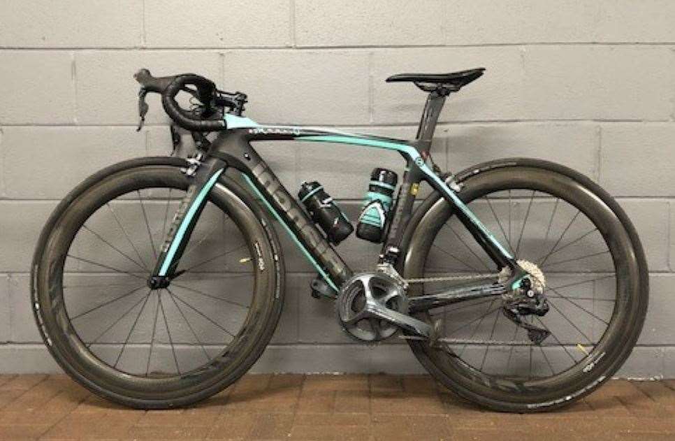 This Bianchi bike was stolen from a house in Canterbury. Picture: Kent Police