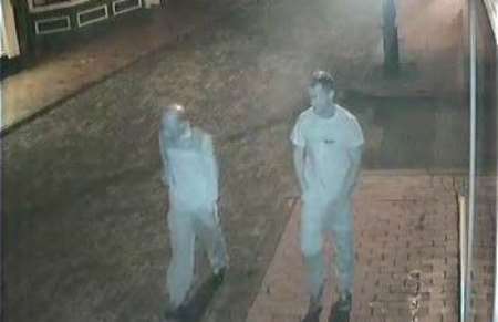 CCTV image of men being hunted over a robbery in Tunbridge Wells