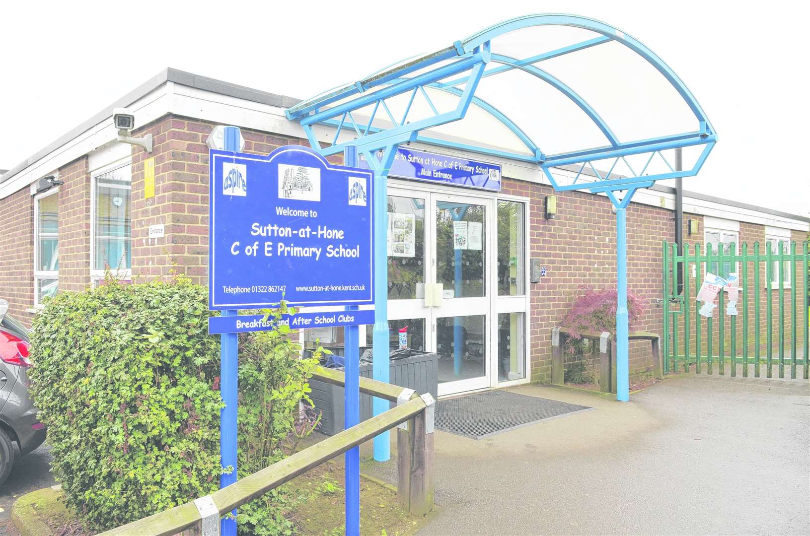 A child in Reception has contracted coronavirus at Sutton-at-Hone Church of England school in Dartford