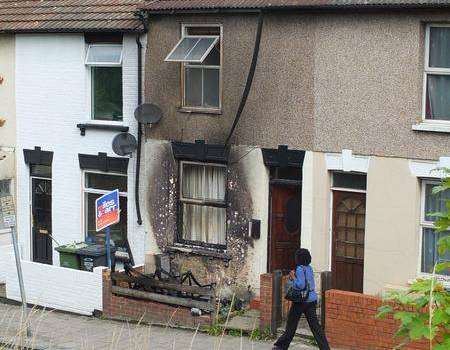 House fire in East Hill, Dartford