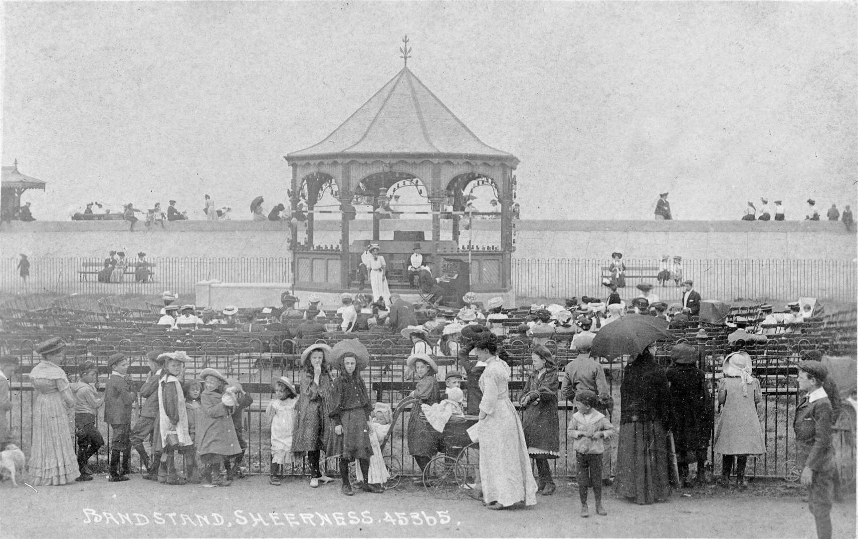 The old bandstand in Beachfields, Sheerness, was a popular attraction years ago