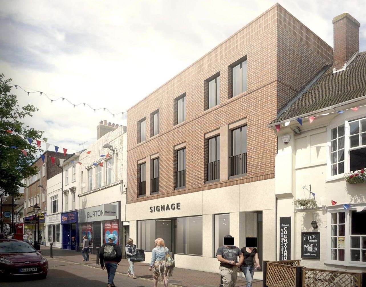 How the development could look from the front. Picture: Rutter Architects