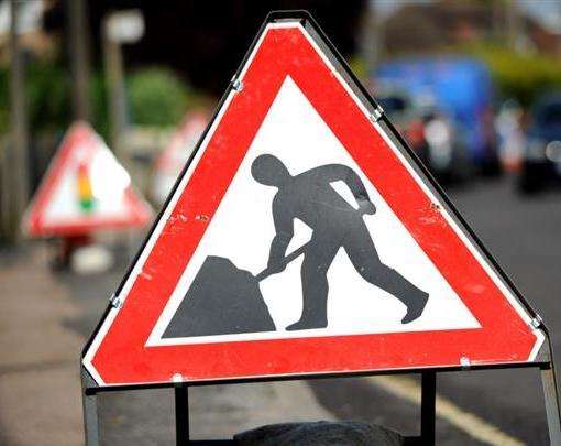 There could be delays because of the roadworks
