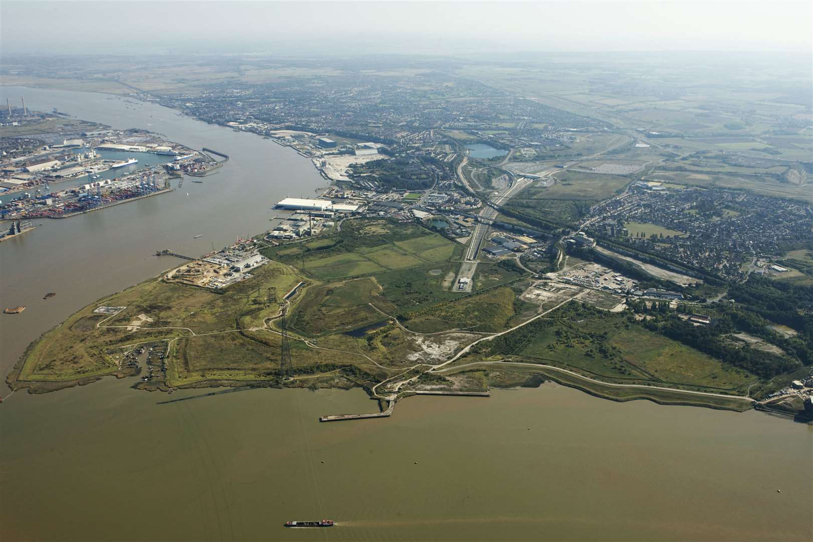 The London Resort has been earmarked to be built on the Swanscombe Peninsula. Picture: EDF Energy