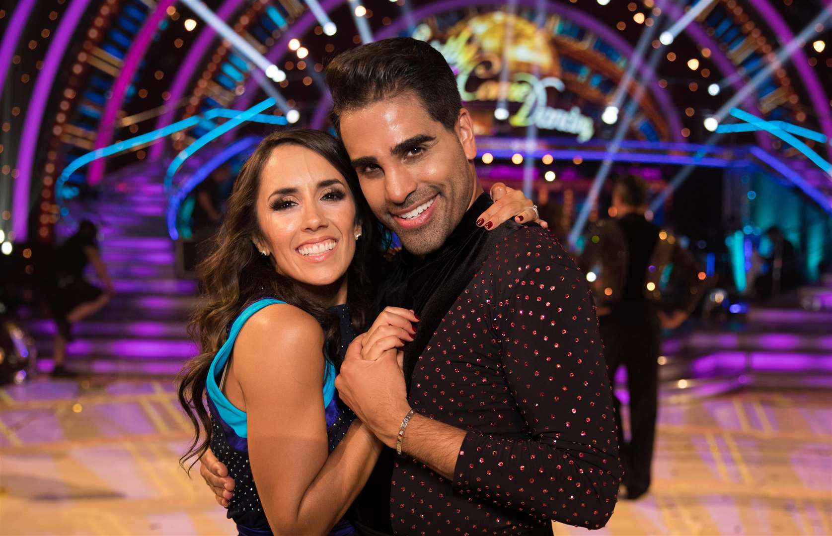 Janette Manrara and Dr Ranj Singh were paired up. BBC - Photographer: Guy Levy (4048745)