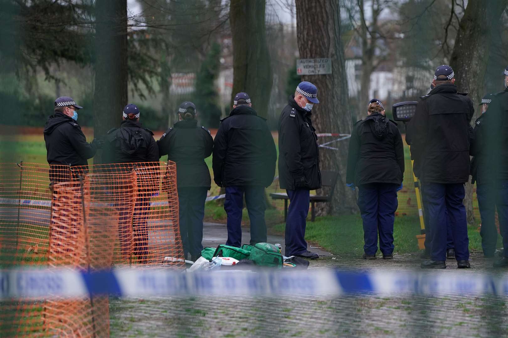 Police activity at Ashburton Park, Croydon, south London (Kirsty O’Connor/PA)