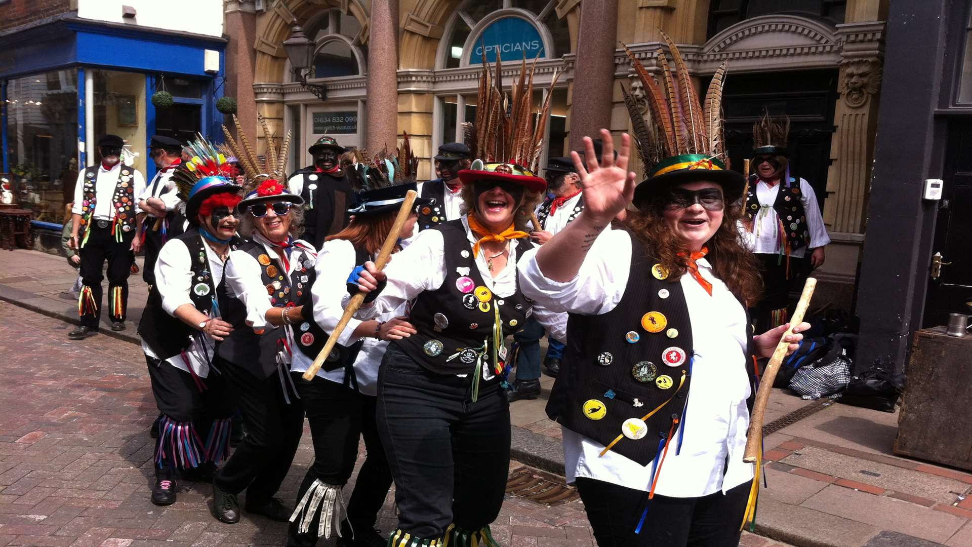 The unusually-named Dead Horse Morris at the Sweeps Festival