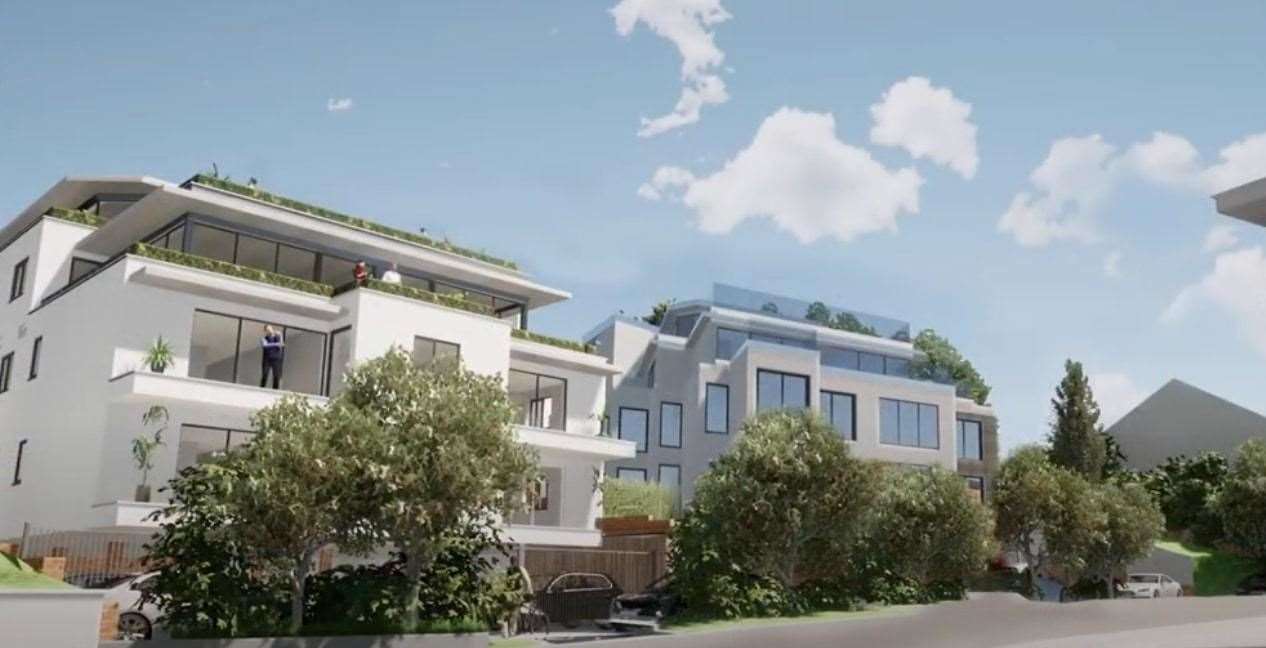 What the housing development in Walderslade Village will look like