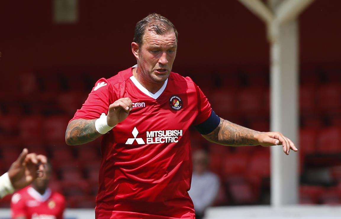 Danny Kedwell opened the scoring for Ebbsfleet Picture: Andy Jones