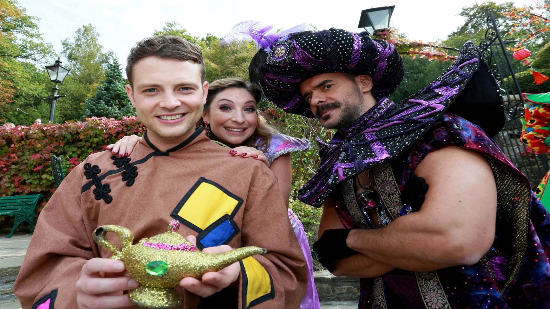 Stars from the Assembly Hall Theatre panto will be at the Paddock Wood switch-on Picture: Phil Lee