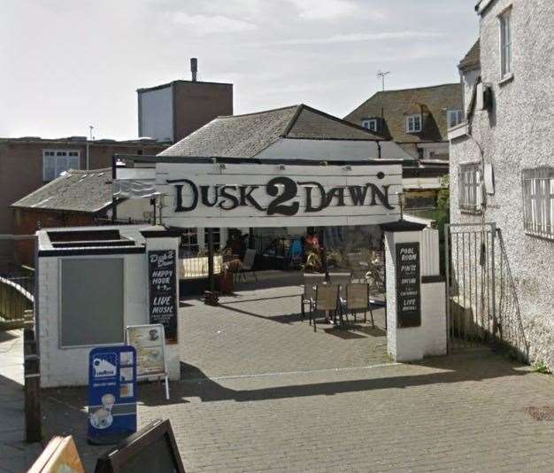 The attack happened outside Dusk2Dawn in Maidstone
