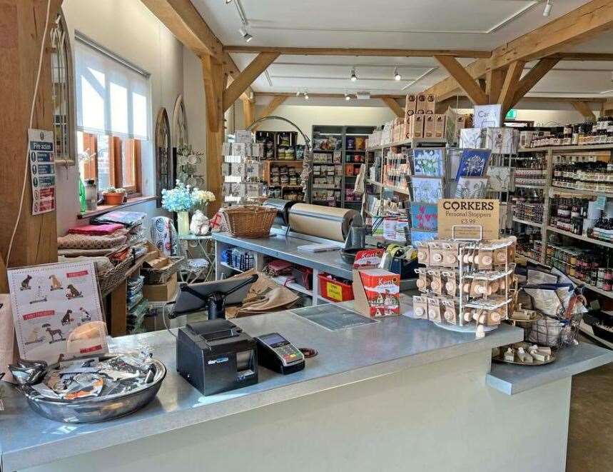 Inside Frankie’s Farm Shop in Staplehurst. Photo: Christie & Co