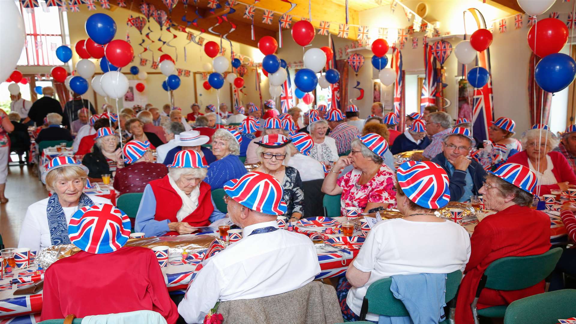 Pensioners' tea party to celebrate the Queen's 90th birthday