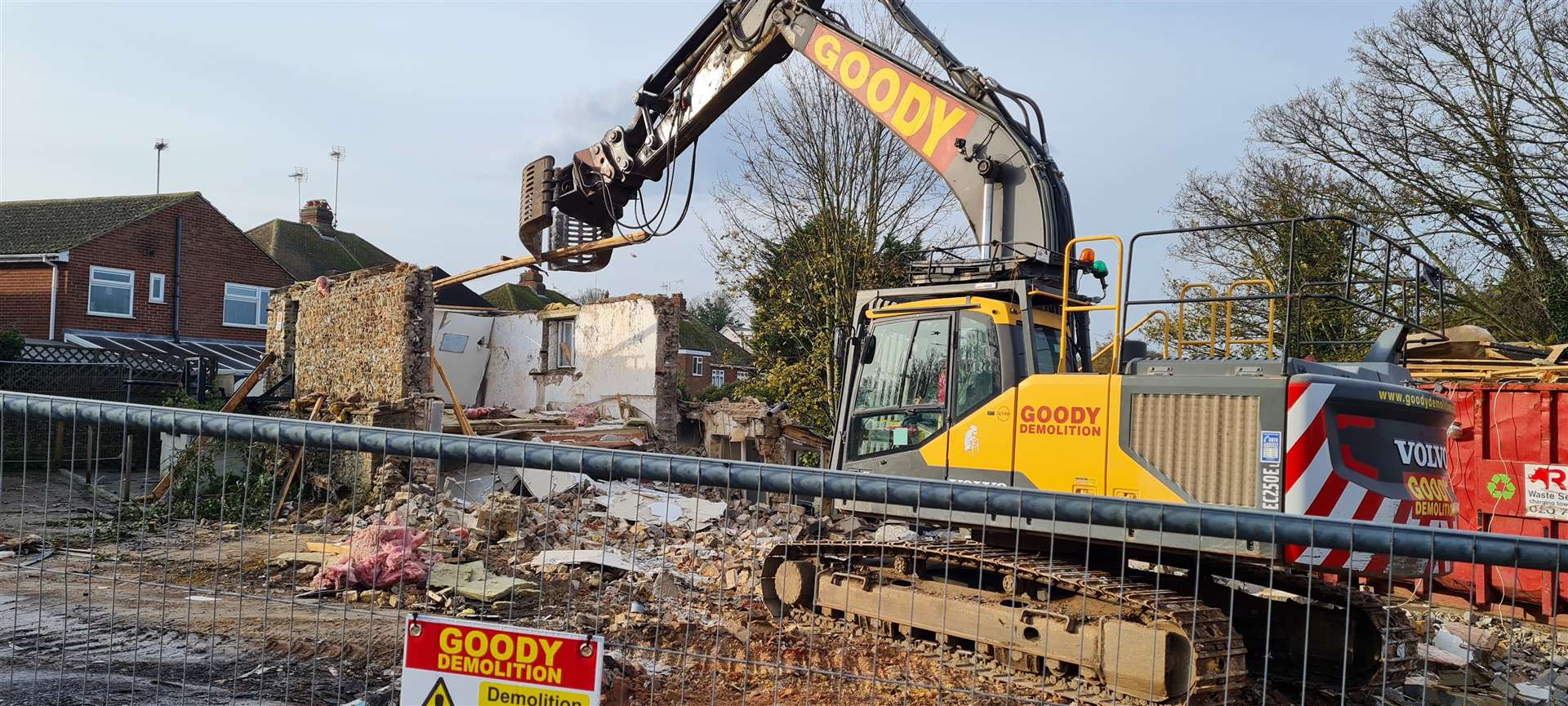 The Orb pub in Margate has been demolished