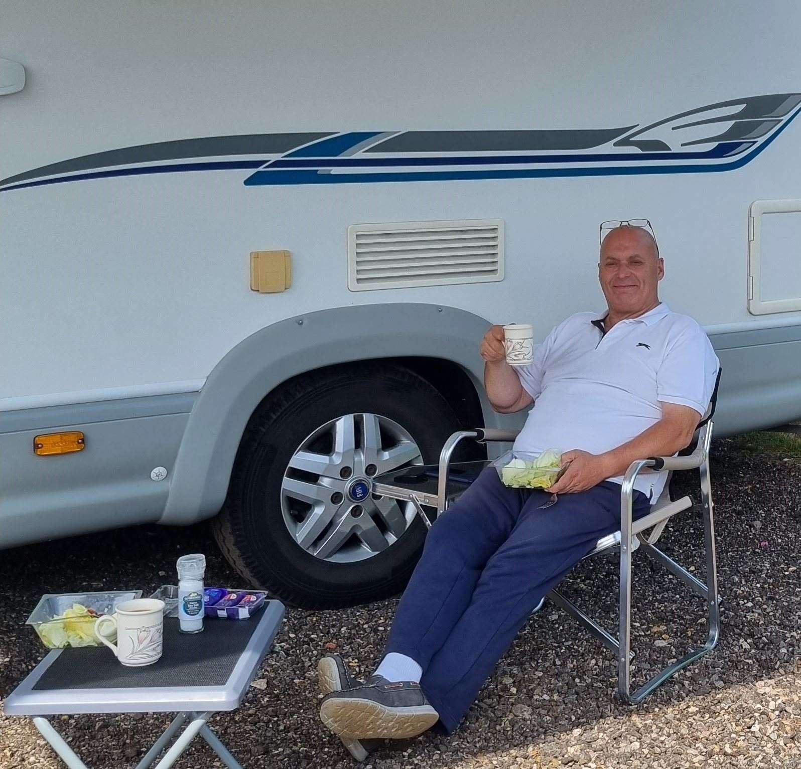The 55-year-old enjoyed staying in his motorhome, which he would use to take trips across the UK. Picture: Karen Wright