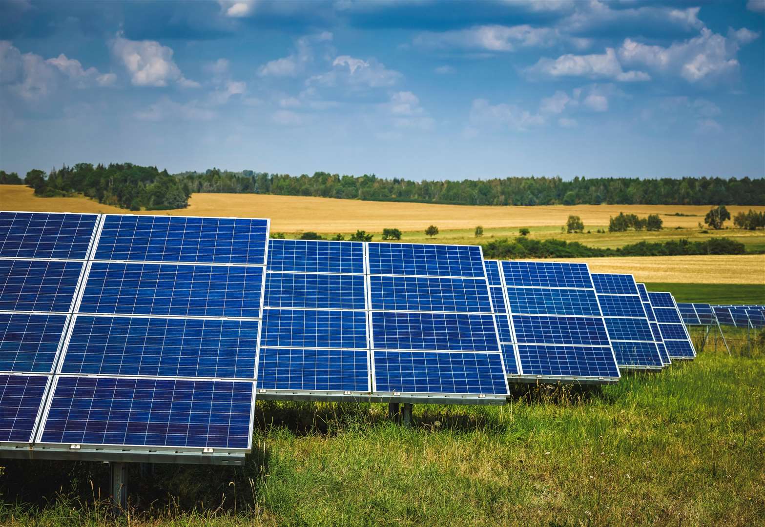 The Pitstock Solar Farm, Rodmersham could power 14,500 homes. Picture: Stock