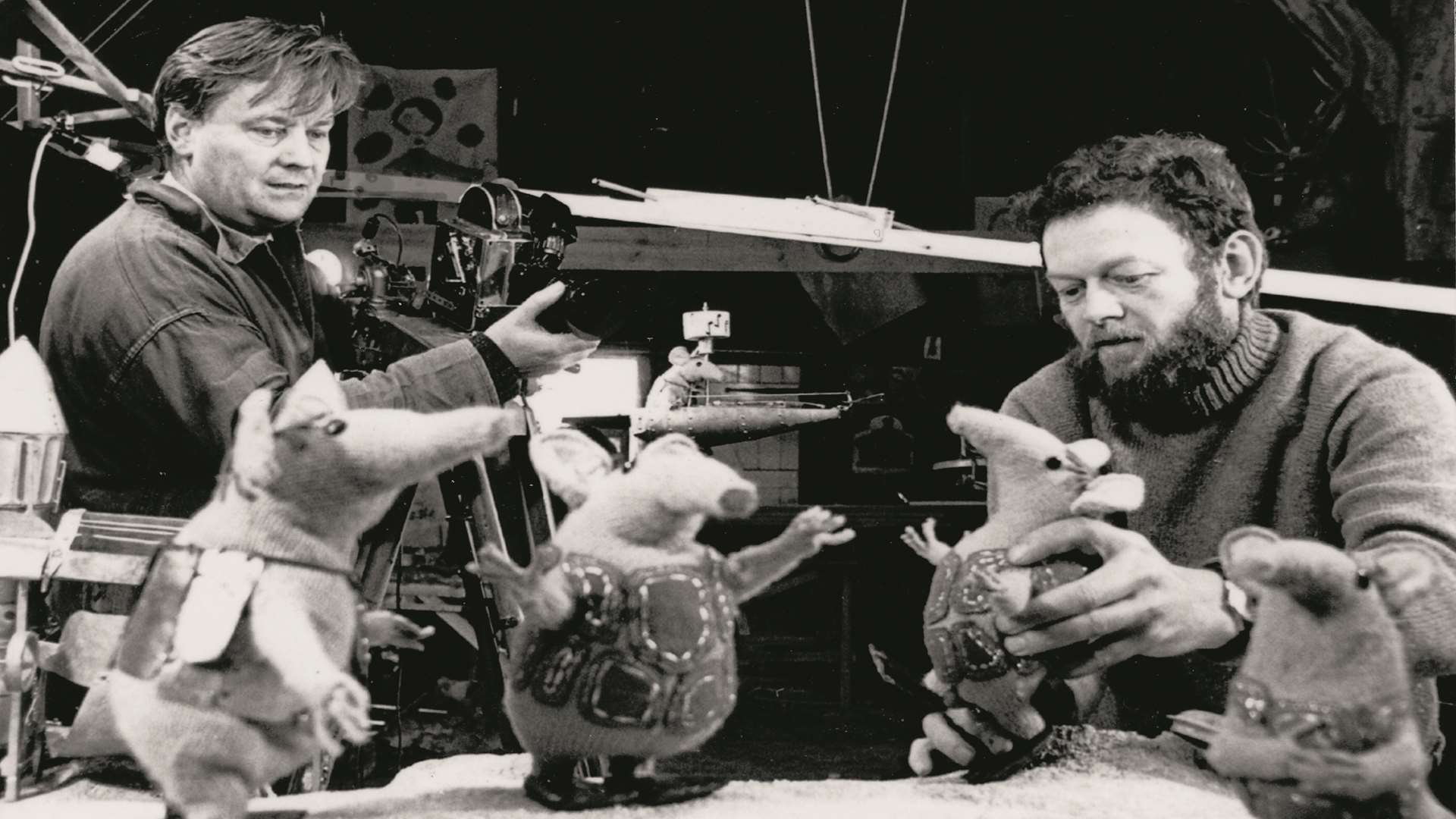 Peter Firmin and Oliver Postgate Picture: Courtesy of Smallfilms ©Smallfilms, ©Victoria and Albert Museum, London
