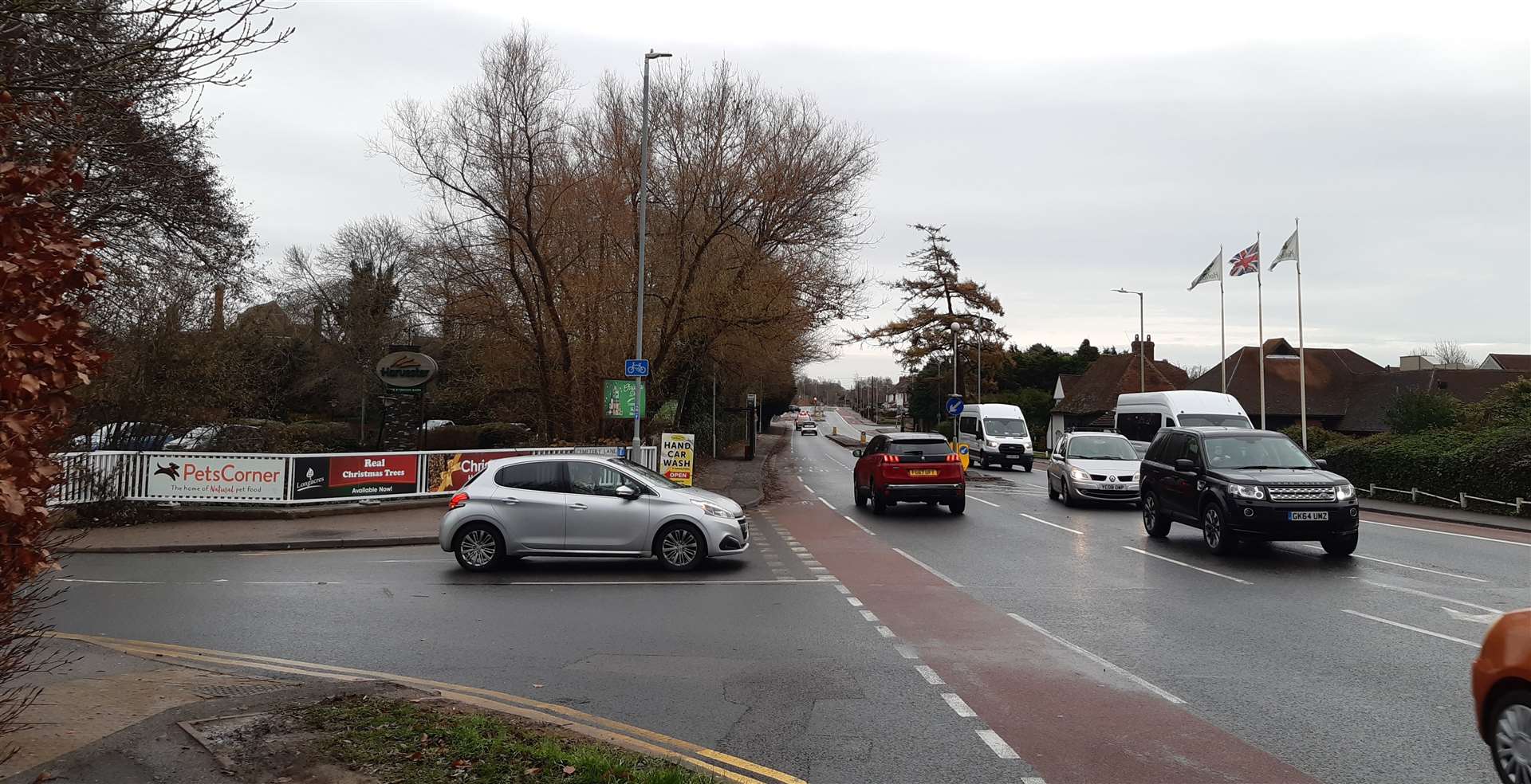 The Cemetery Lane junction could have traffic lights under the scheme