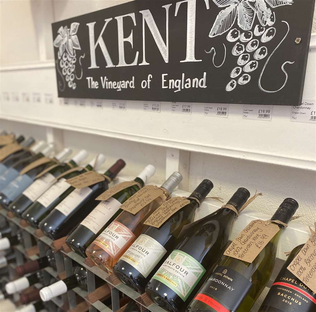 Kent has been named the wine garden of England. Stock picture