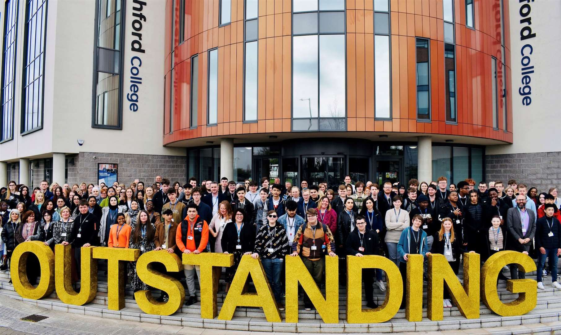 Ashford College students and staff celebrate