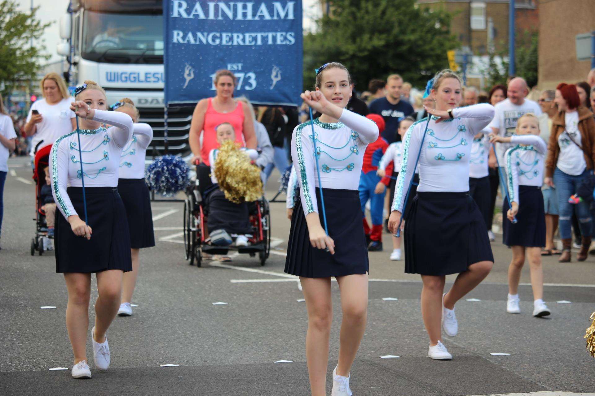 Rainham Majorettes at Sheerness carnival, Sheppey (3628263)