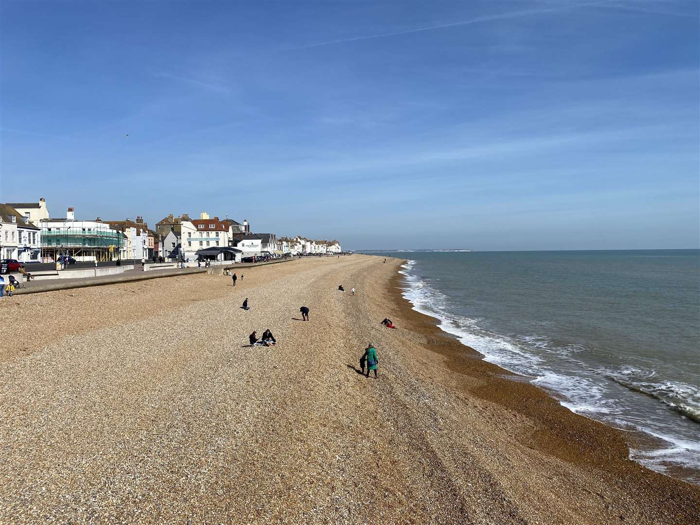 The deer was found on a beach in Deal