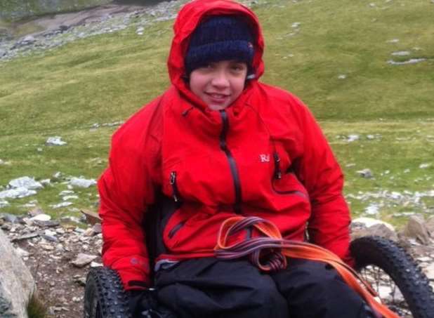 Jake achieved a 'speedy' ascent up Snowdon - and is hoping to have broken a record