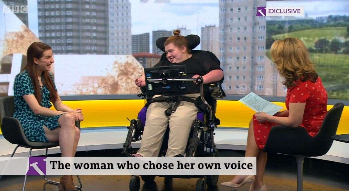 Rose appeared on BBC's Victoria Derbyshire show earlier this week. Picture: BBC