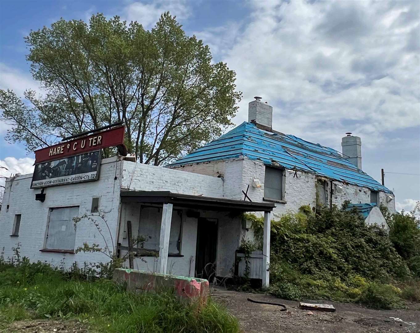 The Share and Coulter on Owls Hatch Road, Herne Bay has been derelict for many years. Picture: Barry Goodwin