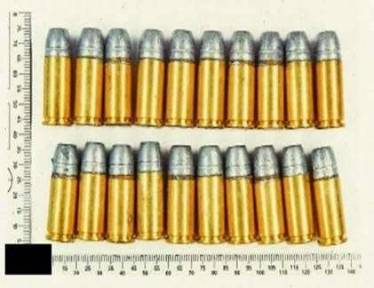 Tebu was also charged for possessing ammunition. Picture: Met Police
