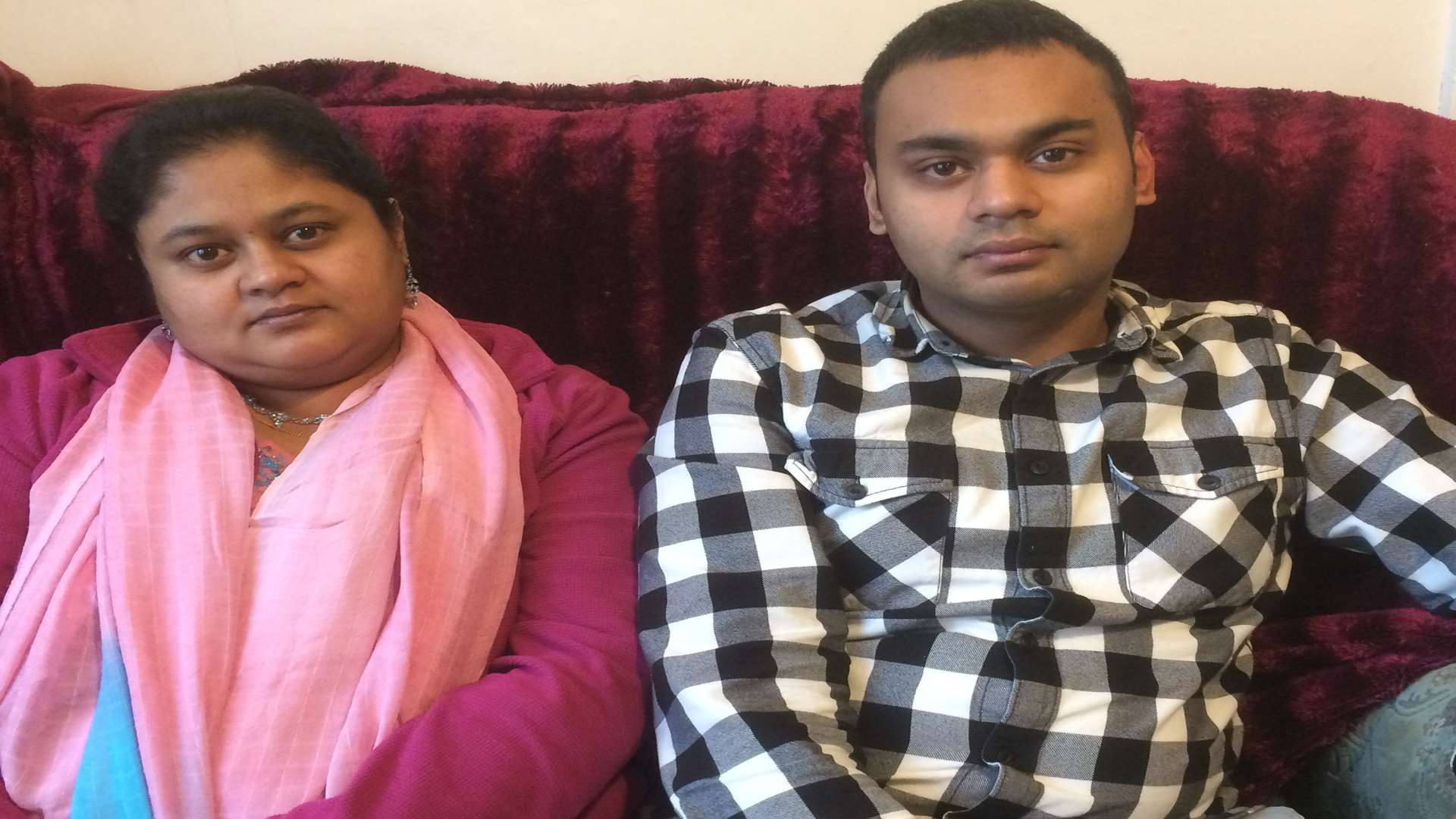 Shabina Ali with her brother Mashud