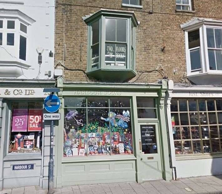 Harbour Books in Whitstable is closing down. Picture: Google Street View