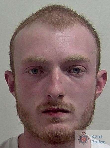Tyler Mitchell has been jailed after carrying out the arson attack. Picture: Kent Police
