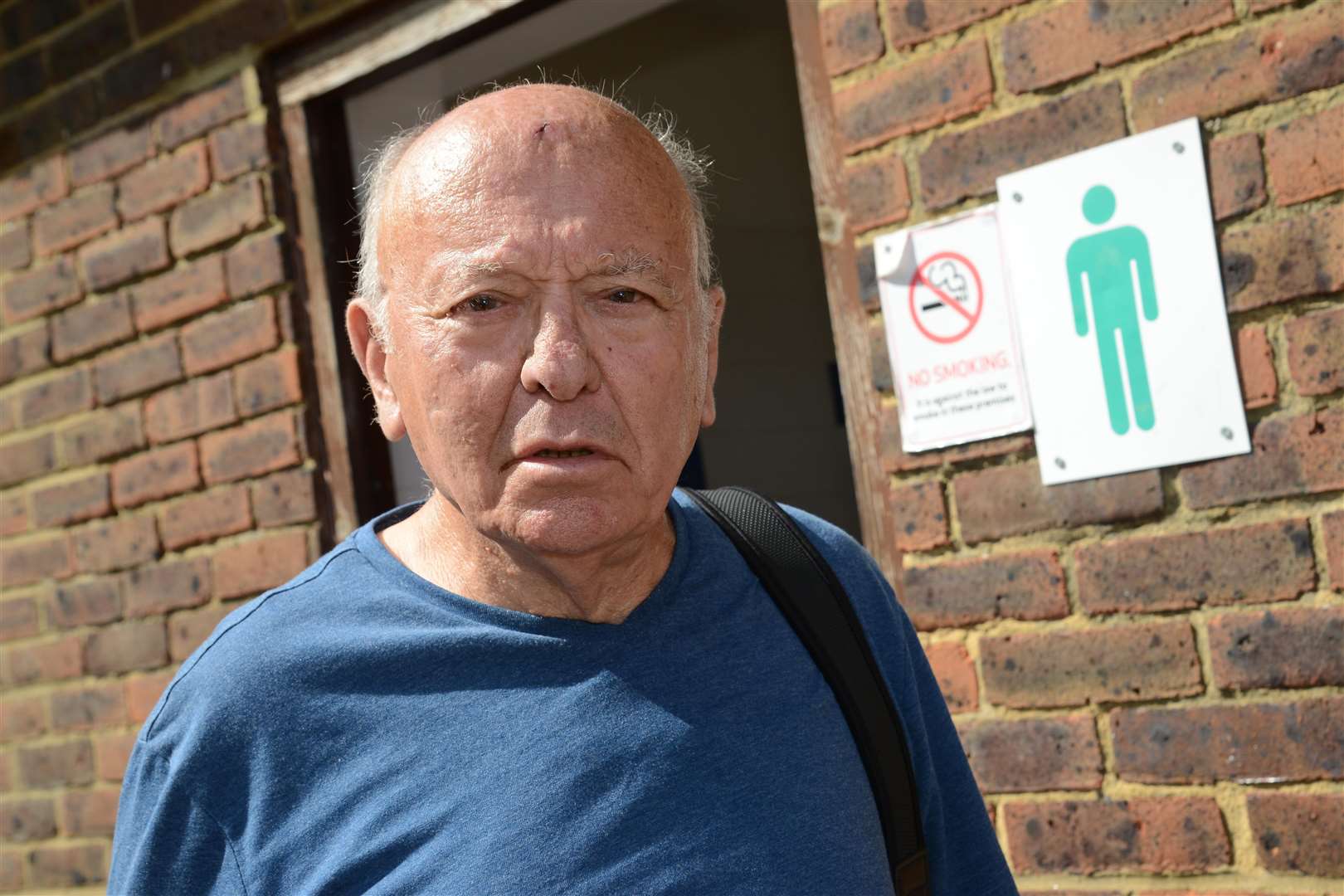 George Galdies unsuccessfully campaigned against proposals to shut the Vicarage Lane public loos. Picture: Gary Browne