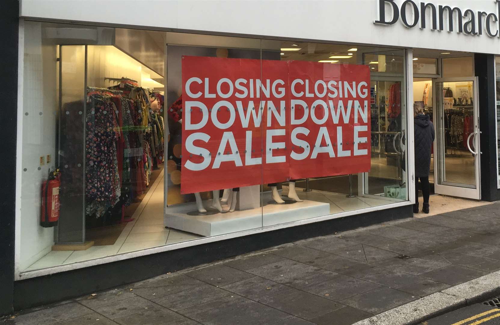 Many high street shops face permanent closure due to the virus