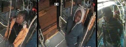 Police want to speak to these three people in connection with a knifepoint robbery in Bromley High Street. (20579540)