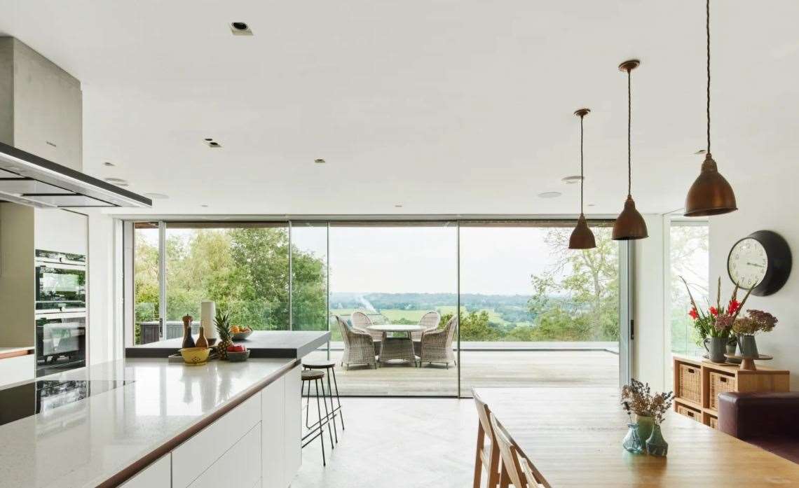 The £4m house has views all around Picture: The Modern House