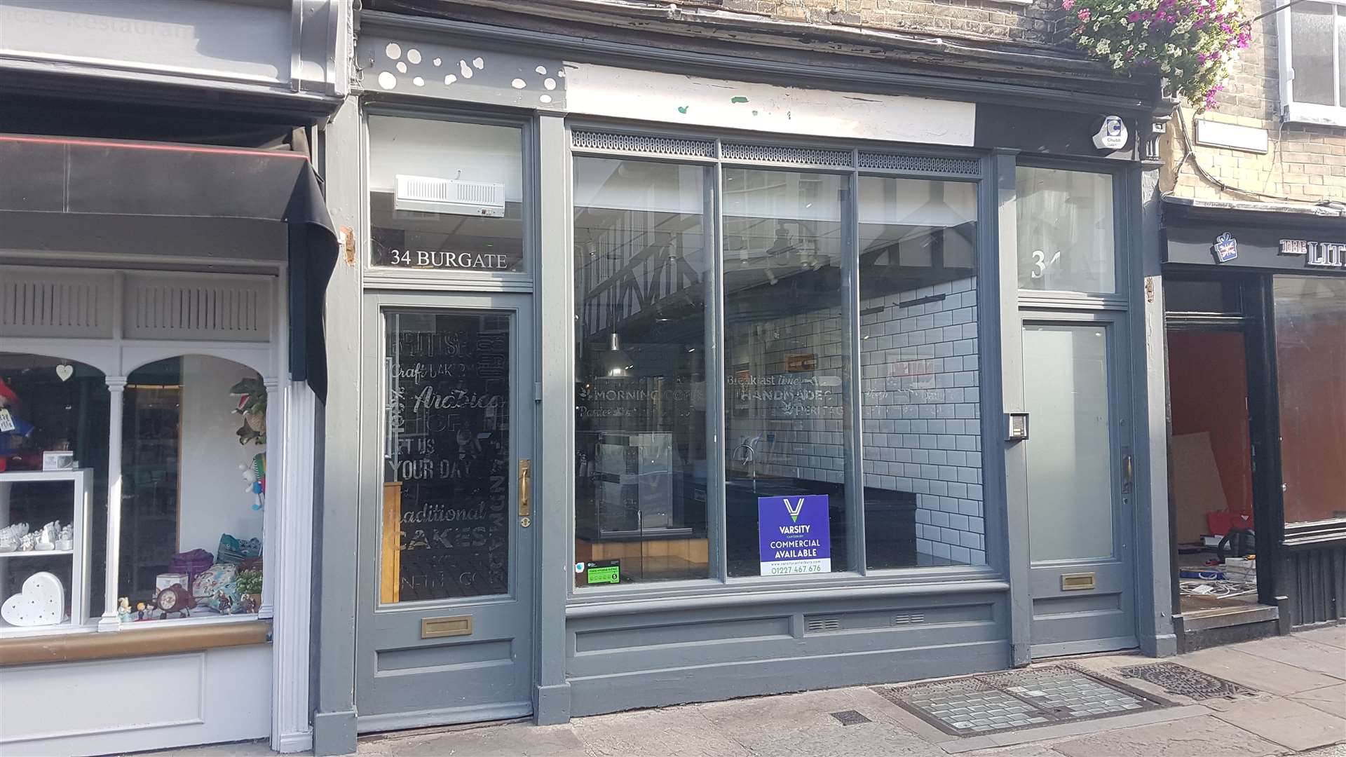 The Canterbury bakery in Burgate has been stripped back