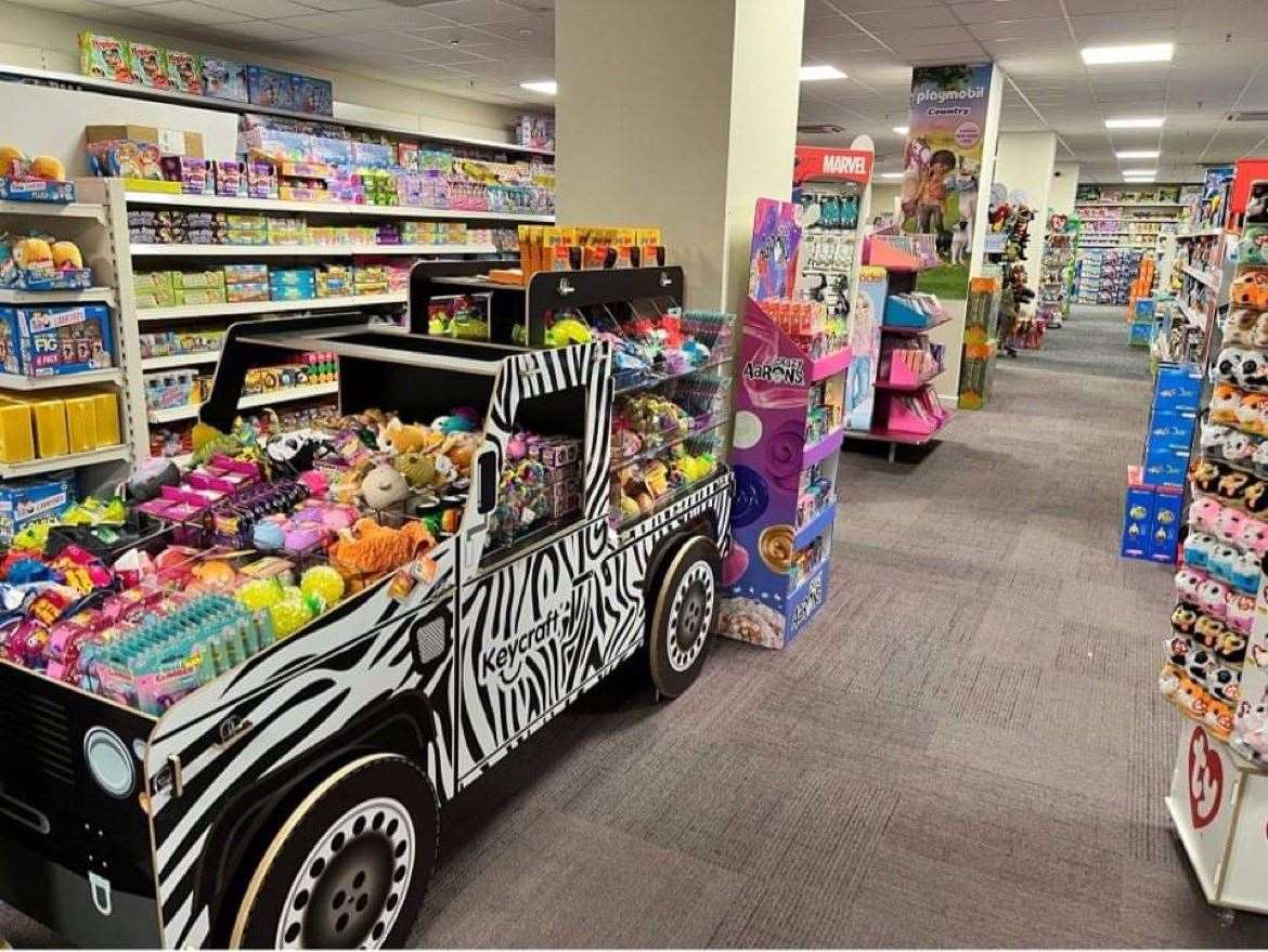 Toytown is opening on the first floor of the Mall, in Maidstone this morning. Picture: Toy Town